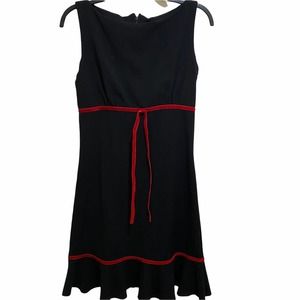 Janette Fashion Black and Red   Dress Sz Small